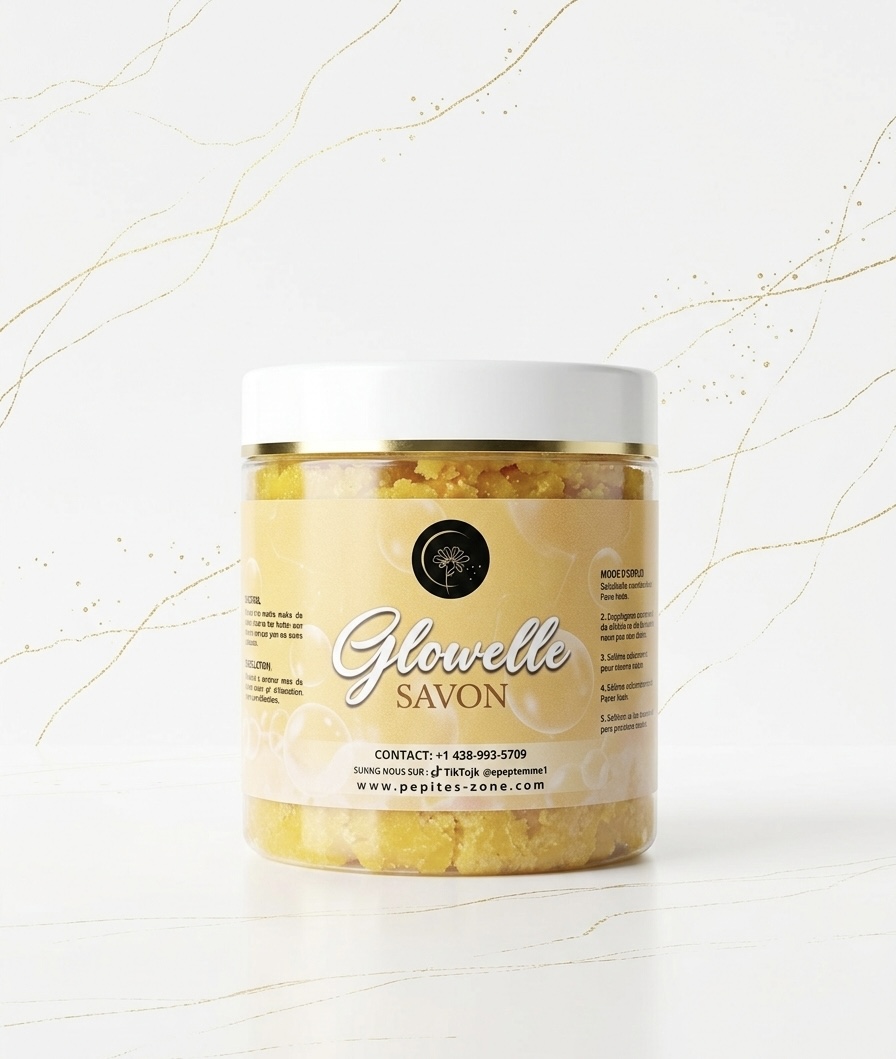 Savon corps glowelle