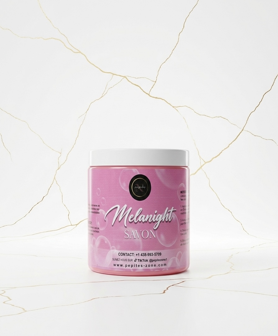 Savon corps melanight
